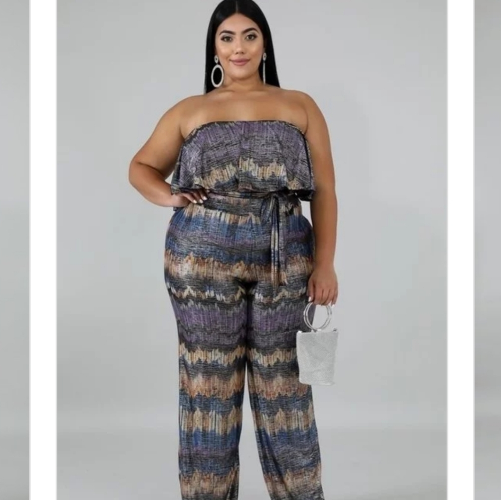 Plus Jumpsuit 1x 2X